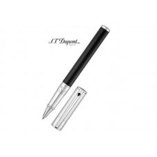 S.T. Dupont D-Initial Black Chrom Rollerball toll lakkozott fekete és króm