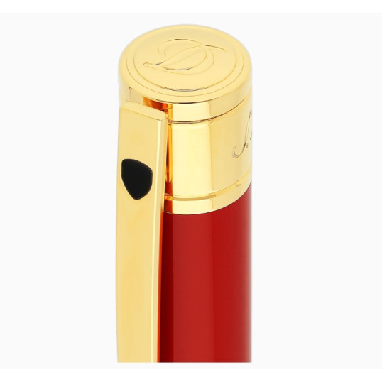S.T. Dupont D-Initial Dragon Burgundy Rollerball toll - Lakkozott bordó és arany