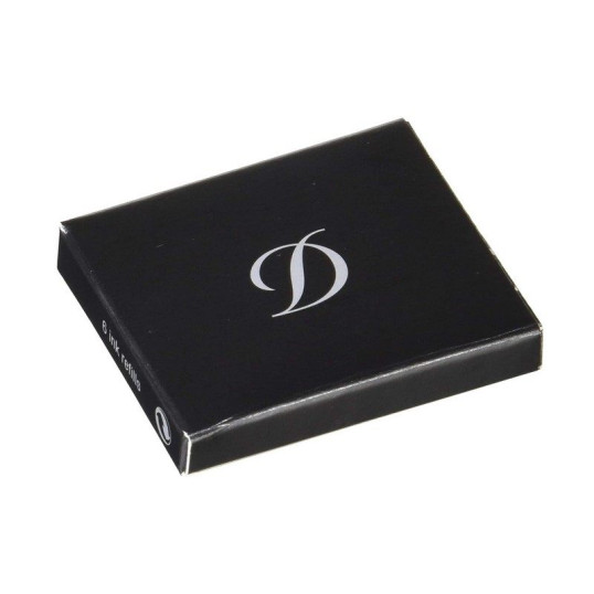 S.T. Dupont királykék színű töltőtoll tintapatron, 6 db/doboz