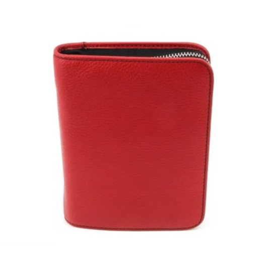 Adorini szivartáska, valódi bőr, piros, 5-7 Churchill méretű szivarnak 