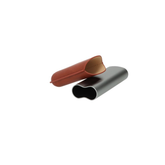 Angelo szivartok 2 szivar részére, matt szürke és barna színű, teleszkópos, 60-as gyűrű méretig