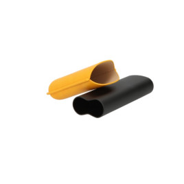 Angelo szivartok 2 szivar részére, matt fekete és sárga színű, teleszkópos, 60-as gyűrű méretig