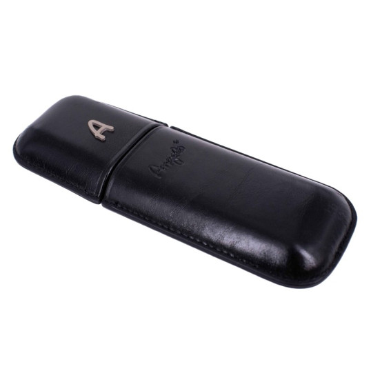 Angelo műbőr szivartok – fekete, 2 szál szivar részére