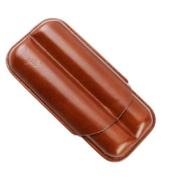 Angelo, barna színű szivar tok 2 szivar részére