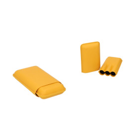 Angelo szivartok 3 szivarhoz – sárga bőr – 16 cm, 63-as gyűrű méret