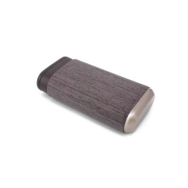 Angelo szivartok - 3 szivarnak, szürke, bőr borítású, 14cm