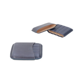 Angelo szivarkatartó – valódi bőr, kékes szürke, 5 szálas