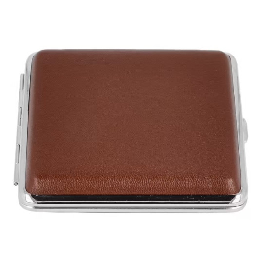 Cigaretta tárca - 20 cigaretta részére-barna