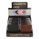 Cigaretta tárca - 20 cigaretta részére-fekete és barna viszonteladók részére