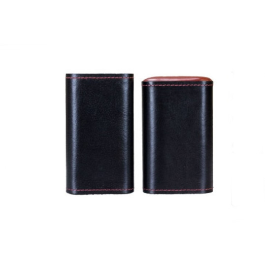 Faro szivartok 3 szivar részére, fekete színű bőr, Robusto