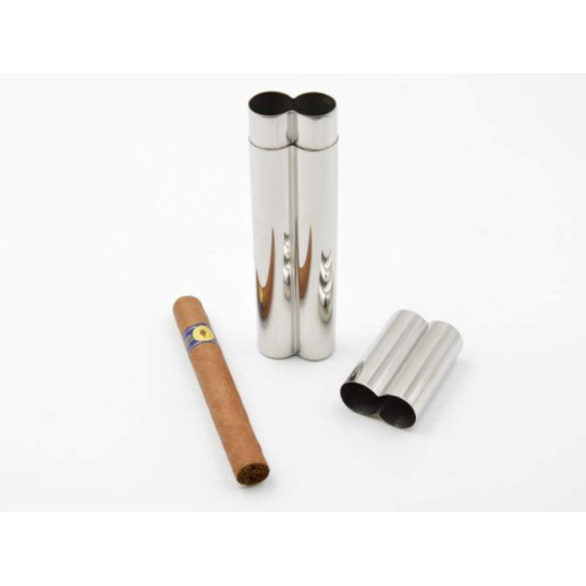 Nemesacél szivartok 2 szál szivarhoz 21 cm