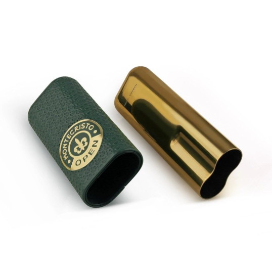 Montecristo Open sötétzöld színű szivartok 2 szivar részére