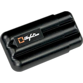 PerfecCase fekete színű szivartok 3 szivar részére-műanyag