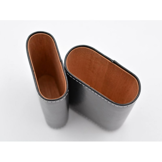 Xikar Envoy bőr szivartok eredeti cédrusfa béléssel 3 szivar - fekete 