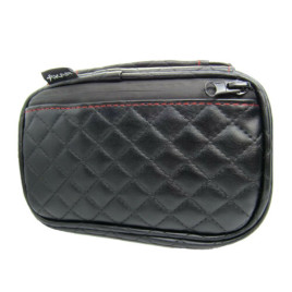 Xikar szivartáska fekete valódi bőrből, 4 szivar részére 