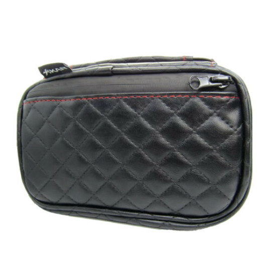 Xikar szivartáska fekete valódi bőrből, 4 szivar részére 