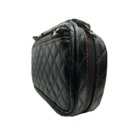 Xikar szivartáska fekete valódi bőrből, 4 szivar részére 