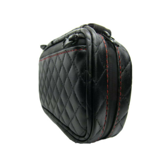 Xikar szivartáska fekete valódi bőrből, 4 szivar részére 