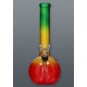 Chillout Smoke Rasta üveg bong 20 cm – színes kivitel