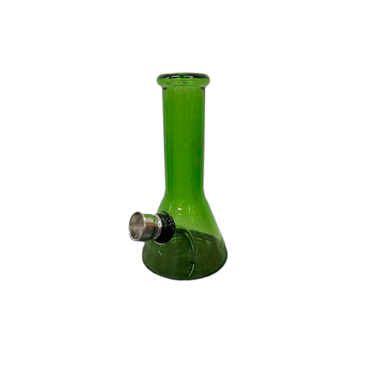 Chillout Smoke zöld üveg bong – kompakt kialakítás, 12 cm