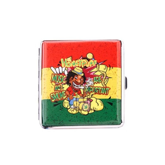 Raszta mintájú cigaretta tárca 20 cigaretta részére - 1