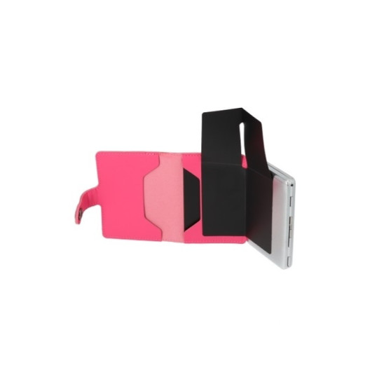 Rózsaszín cigaretta tárca 18 szál cigarettának -  Kártyatartóval és pénz tartóval