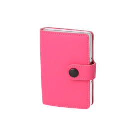 Rózsaszín cigaretta tárca 18 szál cigarettának -  Kártyatartóval és pénz tartóval