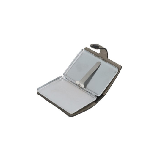 Szürke színű cigaretta tárca 18 szál cigarettának -  Kártyatartóval és pénz tartóval