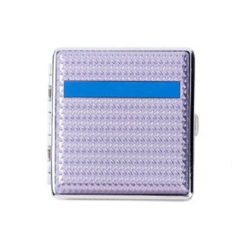 Angelo cigaretta tárca 20 szál cigarettának, lila színű - műanyagból készült