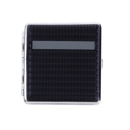 Angelo cigaretta tárca 20 szál cigarettának, fekete színű - műanyagból készült