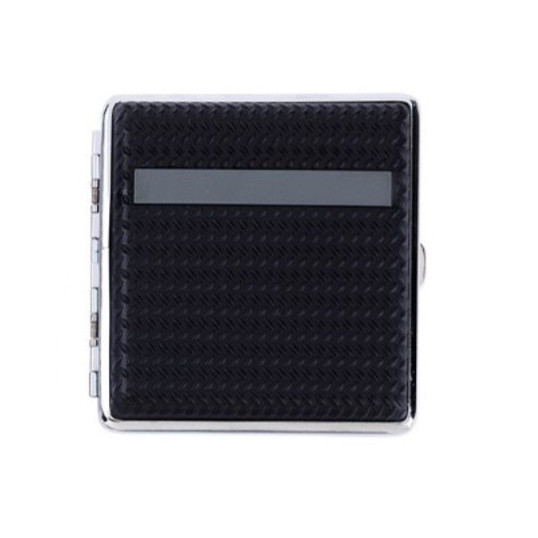 Angelo cigaretta tárca 20 szál cigarettának, fekete színű - műanyagból készült