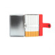 Piros cigaretta tárca 8 szál cigarettának pénztárcával