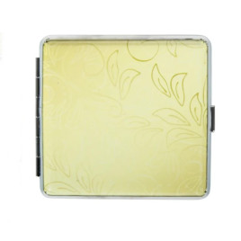 Arany mintás fém cigarettatárca, 20 szál cigarettának - 1