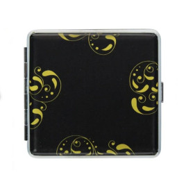 Arany mintás fém cigarettatárca, 20 szál cigarettának - 3