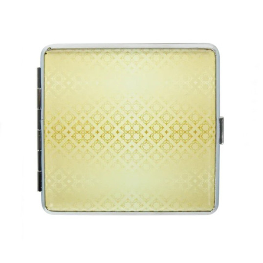 Arany mintás fém cigarettatárca, 20 szál cigarettának - 5