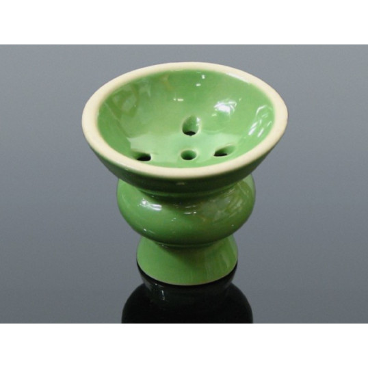 Kerámia dohánytölcsér – zöld - 5.2 cm