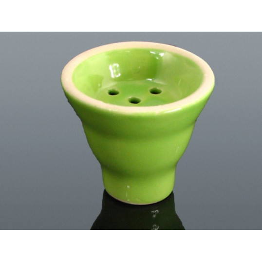 Kerámia dohánytölcsér – zöld - 5.2 cm