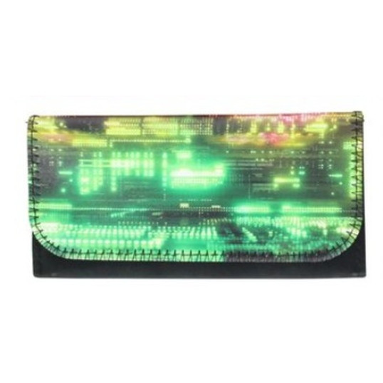 Padonio színes mintás dohánytárca, aromazárós belső zsebbekkel, mágneses záródással - 7