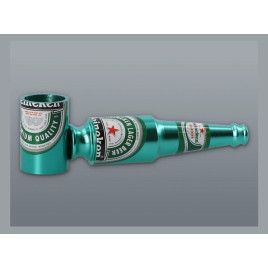 Sörösüvegnek álcázott fém pipa - 6 féle színben