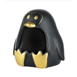 Angelo márkájú, kerámia hamutartó -  fekete, pingvin alakú