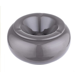 Angelo kerámia szélálló hamutartó, szürke 23 cm