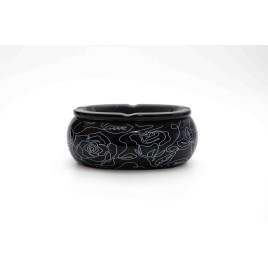 Padonio vonalrajzos kerámia hamutartó - fekete - 2-OUTLET