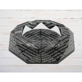 Faro Diamonds kristály szivar hamutartó - fekete, gyámánt mintás