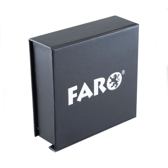 Faro Diamonds kristály szivar hamutartó - fekete, gyámánt mintás