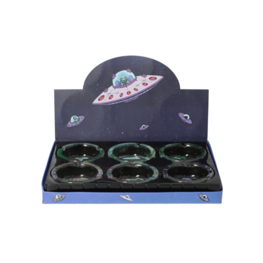 Monkey King üveg hamutartó – Gördeszkás koronás majom mintával, Ø 10 cm