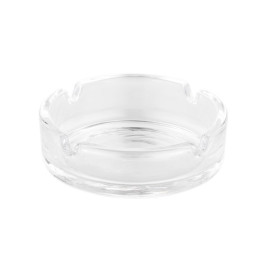 Átlátszó üveg hamutartó