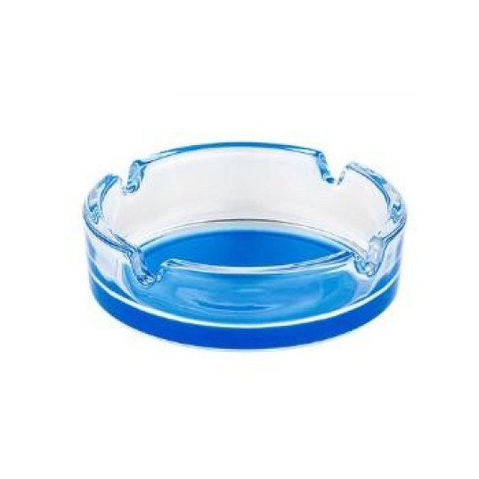 Színes üveg hamutartó - 6 db - egész doboz