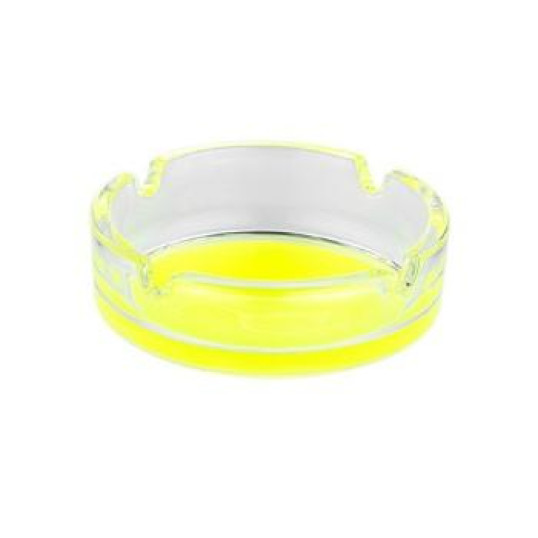 Színes üveg hamutartó - 6 db - egész doboz