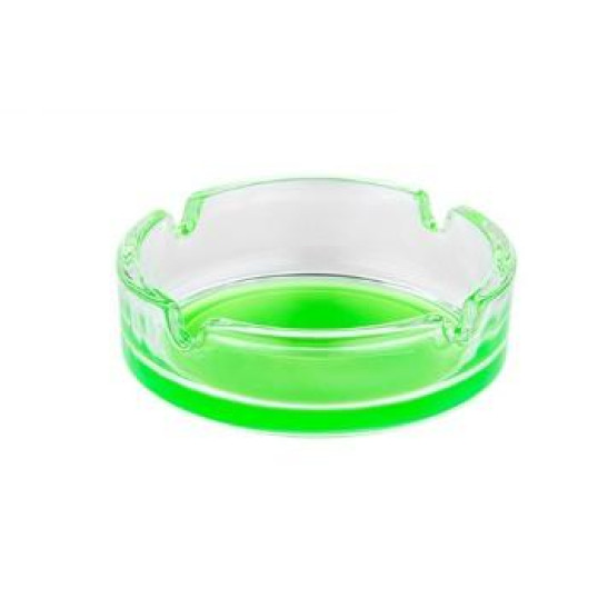 Színes üveg hamutartó - 6 db - egész doboz