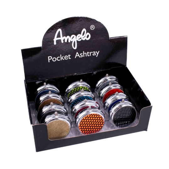 Angelo kör alakú színes zsebhamutál - 12db-os egész tálca